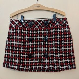 Short schoolgirl skirt